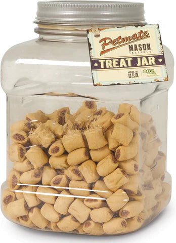 PETMATE MASON TREAT JAR 150OZ, Made in USA